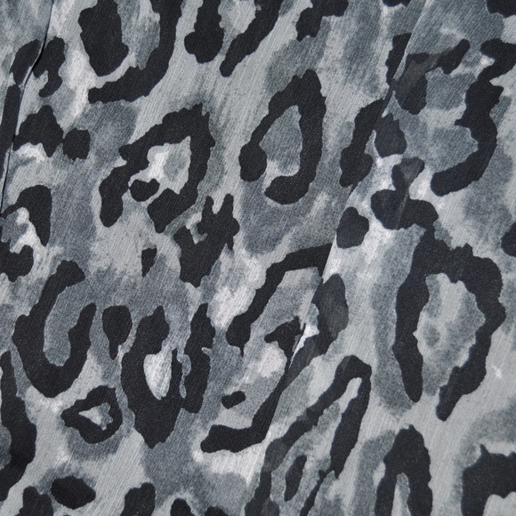 3/$20 PINKY Girl's Gray Leopard Sequin Party Dress - Picture 2 of 7